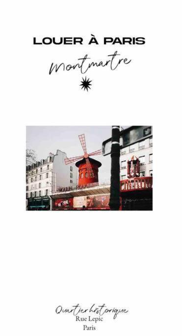 Villa Lepic, Luxury Flat In Montmartre With Private Terrasse-Appartement Entier 巴黎 外观 照片