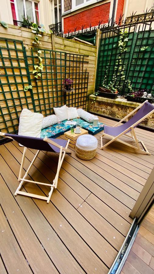 Villa Lepic, Luxury Flat In Montmartre With Private Terrasse-Appartement Entier 巴黎 外观 照片